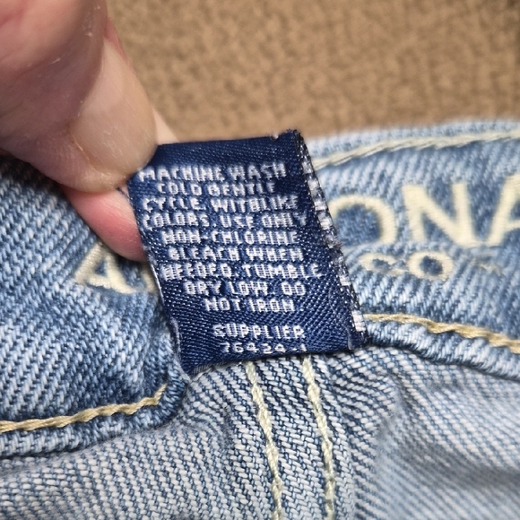 Arizona Jean Company Women's Distressed Light Blue Shorts - Picture 8 of 10